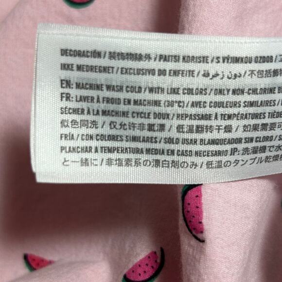 Y2K Hollister‎ Mens Shirt L Epic Flex Watermelon All Over Print Button Up Preppy - Picture 6 of 8